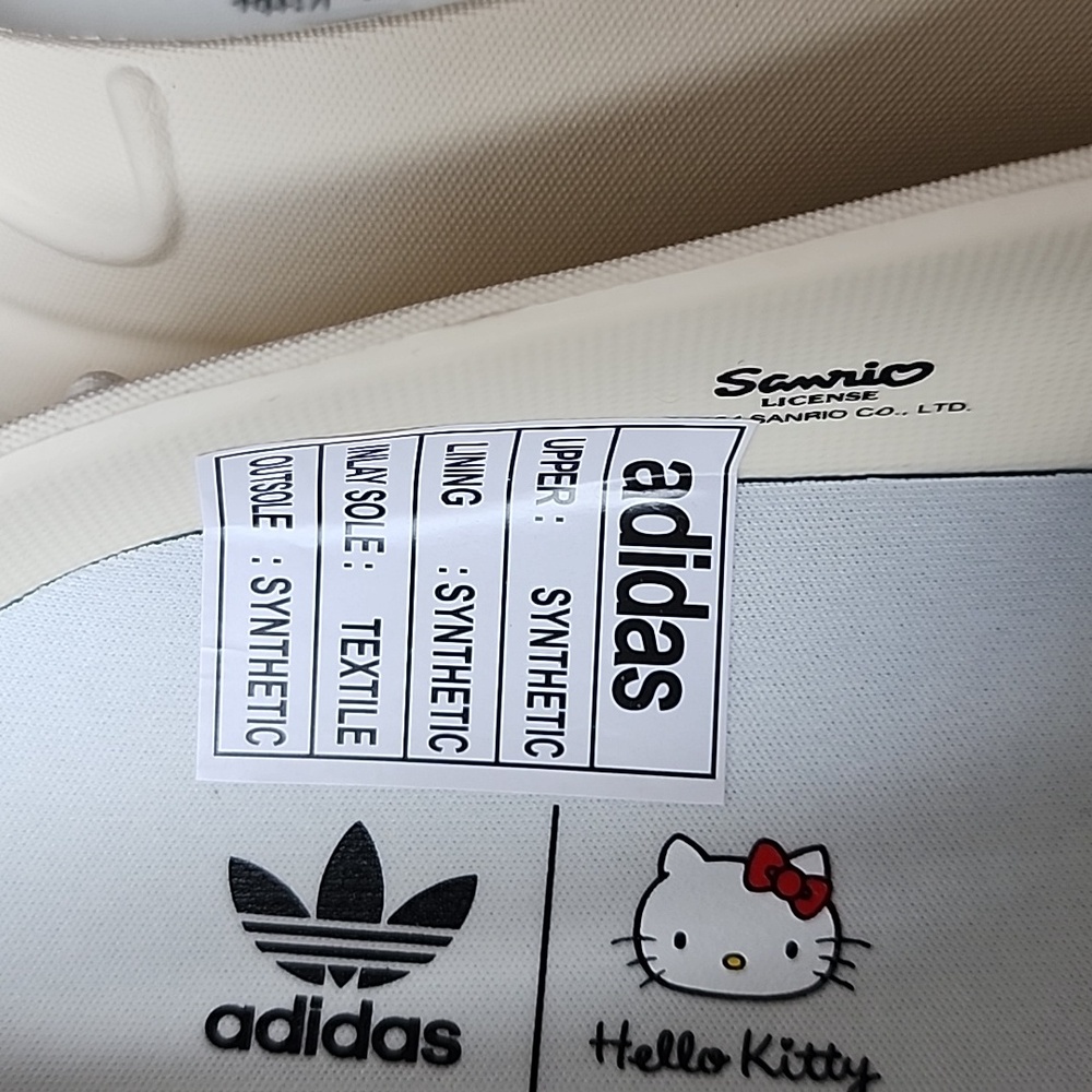 Hello Kitty Sanrio x Adidas Adifom White Stan Smith Mule Platform Sz: 9 - Picture 5 of 12